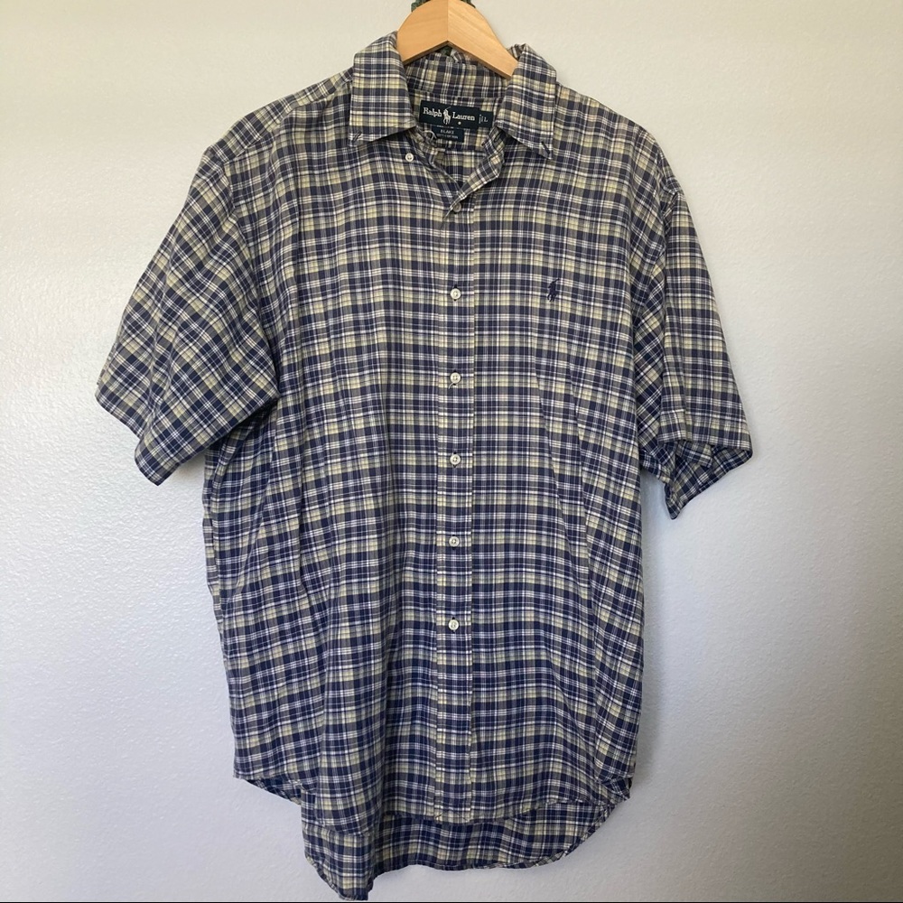 Ralph Lauren Blue & Yellow Blake Button Down